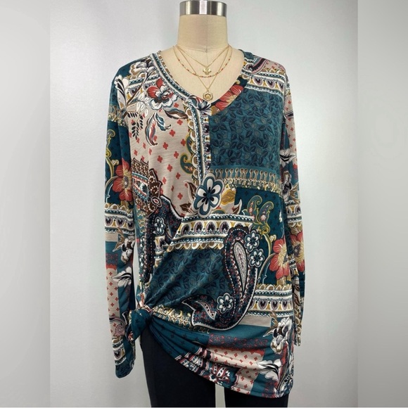 🆕 Heimish Long Sleeve Top Soft Light Multi Color Sweat - Picture 7 of 11